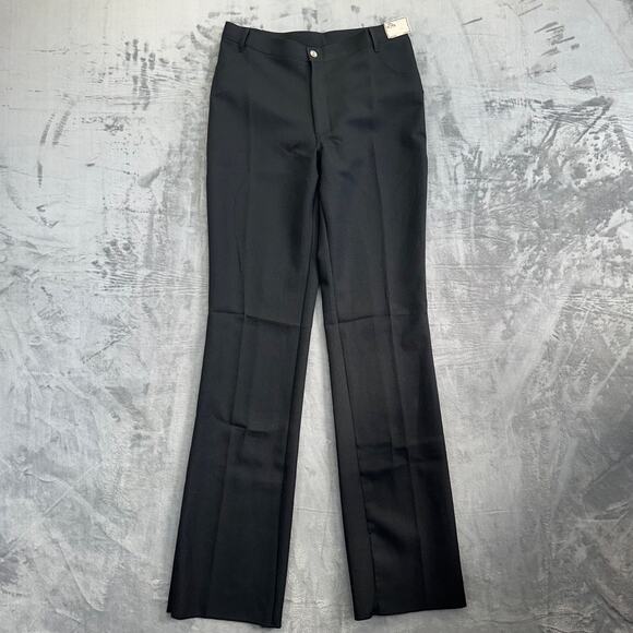 Vintage New Mesquite Women's Flared Western Show Pants Size 32 Black - Picture 1 of 9